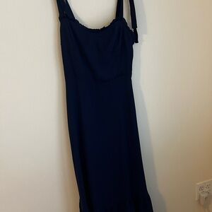 Elegant Navy Blue Dress